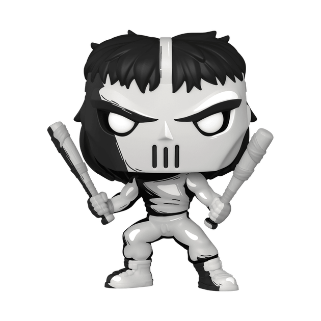 Коллекционная фигурка Funko POP! Retro Toys: Teenage Mutant Ninja Turtles — CASEY JONES WITH BASEBALL BATS (CHASE) (Кейси Джонс с бейсбольными битами) #36 - изображение 2