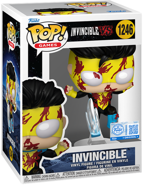 Фигурка Funko POP! Television: Invincible — INVINCIBLE (FLYING KICK) (Неуязвимый в полете) #1246 - Фото 1 Фигурка Funko POP! Television: Invincible — INVINCIBLE (FLYING KICK) (Неуязвимый в полете) #1246 - изображение 1