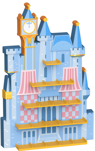 Набір-дисплей для фігурок Funko Bitty Pop! Disney — Замок Попелюшки (Cinderella's Castle) - зображення 2