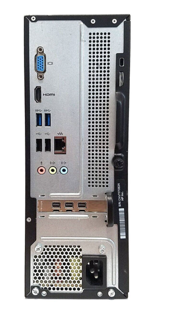 ПК HP Slimline 270-P043W SFF / Intel Core i7-7700 (4 (8) ядер по 3.6 - 4.2 GHz) / 16 GB DDR4 / 256 GB SSD / nVidia Quadro T400, 2 GB GDDR6, 64-bit / Win10 Lic б/у - изображение 3