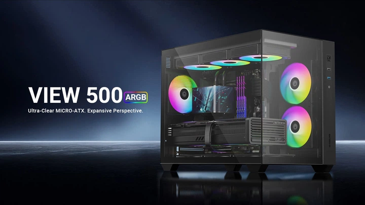 Корпус ID-Cooling View 500 ARGB Black - зображення 15