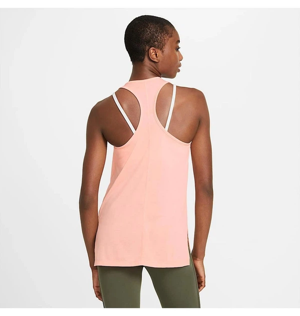 Майка жіноча Nike Yoga Layer Tank Peach L Персиковий CQ8826-800 - Фото 2 Майка жіноча Nike Yoga Layer Tank Peach L Персиковий CQ8826-800 - зображення 2