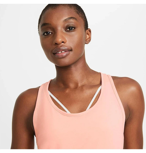 Майка жіноча Nike Yoga Layer Tank Peach L Персиковий CQ8826-800 - Фото 3 Майка жіноча Nike Yoga Layer Tank Peach L Персиковий CQ8826-800 - зображення 3