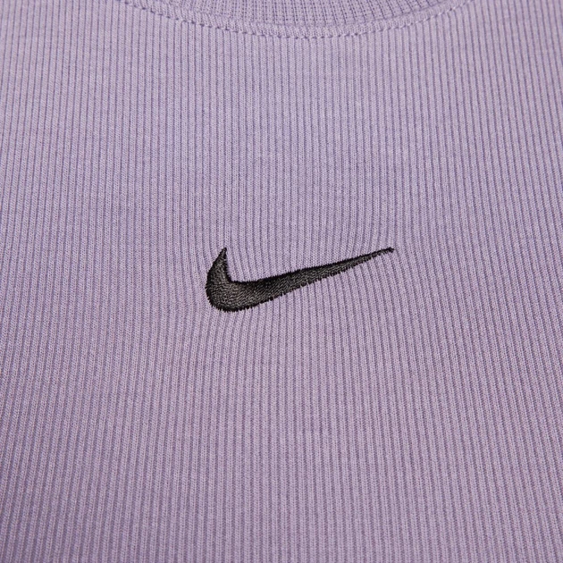 Спортивний топ для фітнесу жіночий Nike Nsw Essntl Rib Crp S Фіолетовий FB8279-509 - Фото 5 Спортивний топ для фітнесу жіночий Nike Nsw Essntl Rib Crp S Фіолетовий FB8279-509 - зображення 5