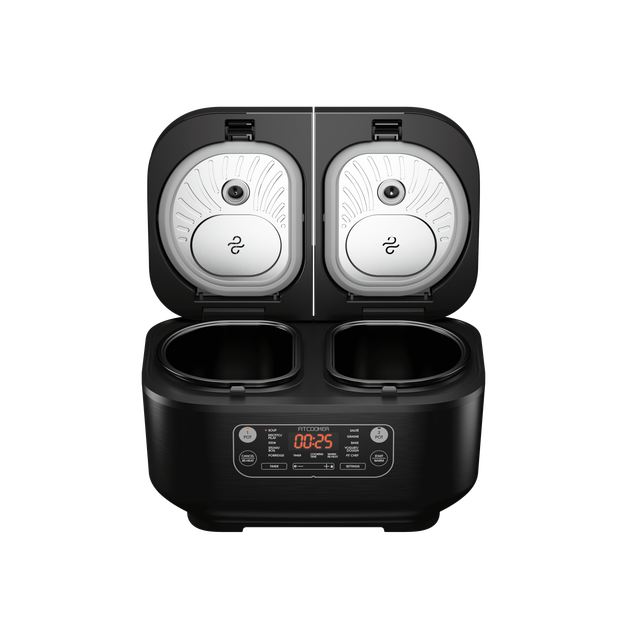 Мультиварка с двумя чашами FITCOOKER TWIN CHEF 3L, 3л, 10 программ - изображение 3