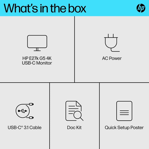 Монітор 27" HP E27k G5 (6N4C4AA) - зображення 8