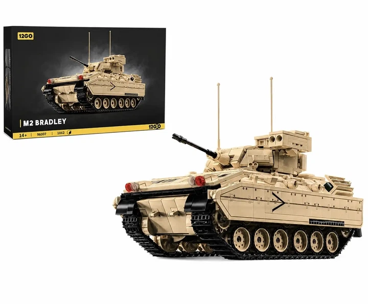 Конструктор БМП M2 Bradley 12GO 96007 на 1862 детали - Фото 1 Конструктор БМП M2 Bradley 12GO 96007 на 1862 детали - изображение 1