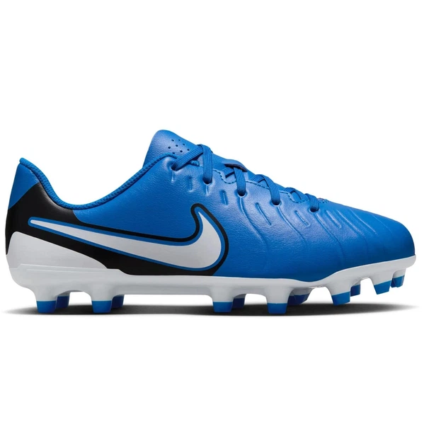 Бутсы детские Nike Tiempo Jr Tie Legend 10 Club Fg/Mg 33 Синий DV4352-400 - изображение 4
