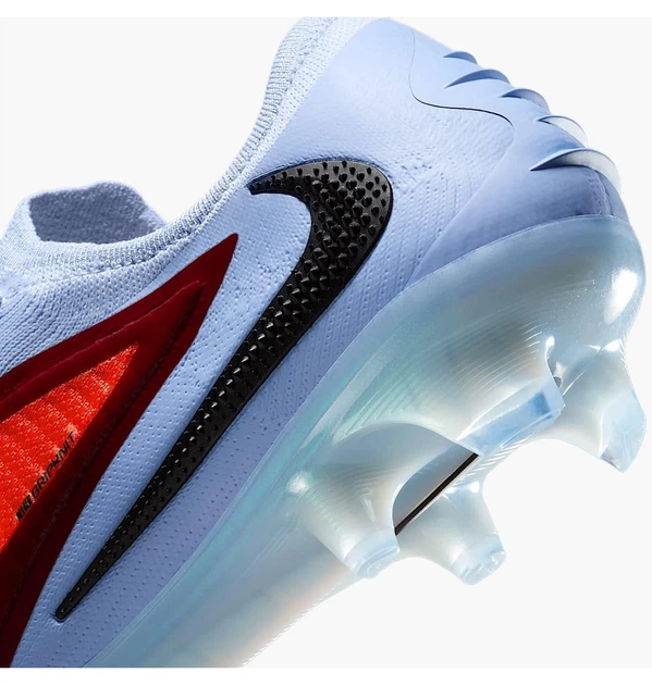 Бутси унісекс Nike Phantom 6 Low Elite Fg Red/Light Blue 39 HJ2146-400 - Фото 2 Бутси унісекс Nike Phantom 6 Low Elite Fg Red/Light Blue 39 HJ2146-400 - зображення 2