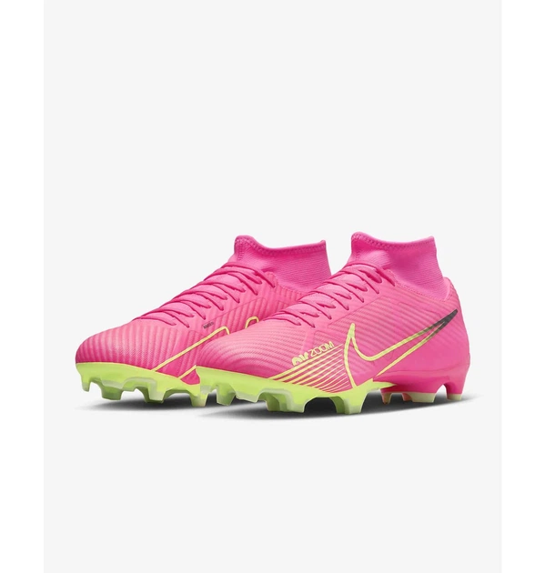 Бутсы унисекс Nike Zoom Superfly 9 Academy Fg/Mg 44 Розовый DJ5625-605 - изображение 4