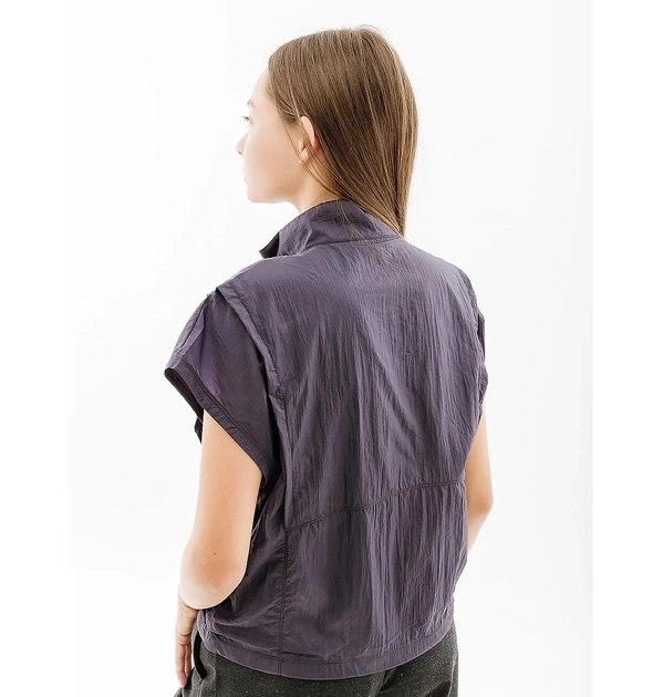 Ветровка женская Nike Rpl Cty Rdy Ss Jacket L Синий DX0150-015 - изображение 4