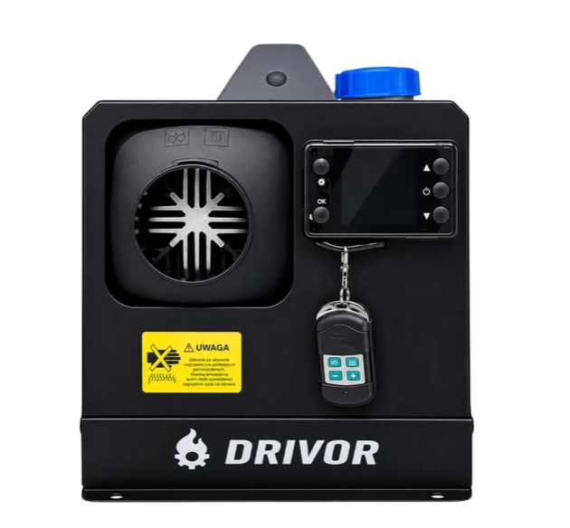 Автономный дизельный обогреватель DRIVOR 9 кВт воздушный обогреватель 12 24 В с Bluetooth автономка для авто 20–50 м2 дизельная печь с пультом ДУ дисплеем 0,11–0,35 л ч переносной отопитель для гаража мастерской помещений - изображение 8
