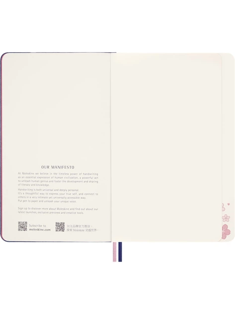 Блокнот Moleskine Sakura средний, Нелинованный Синий (LESU08QP062) 8056999276201 - Фото 5 Блокнот Moleskine Sakura средний, Нелинованный Синий (LESU08QP062) 8056999276201 - изображение 5
