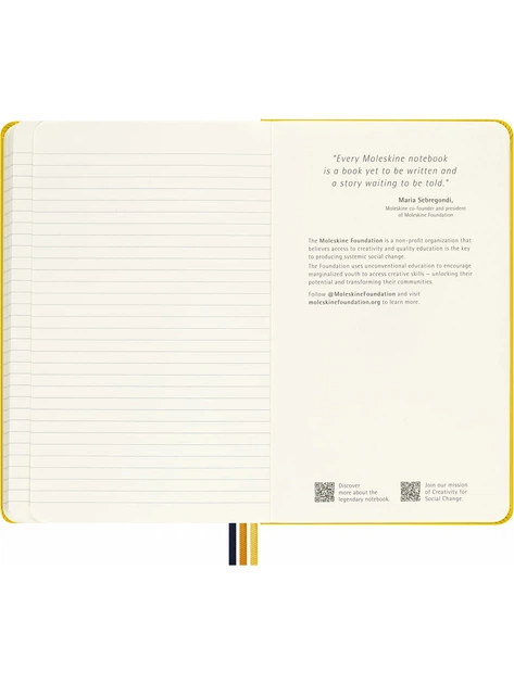 Записник Moleskine x K-Way середній, Лінійка Жовтий Нейлон (SKQP060KWYELLWT05) 8056598856132 - Фото 5 Записник Moleskine x K-Way середній, Лінійка Жовтий Нейлон (SKQP060KWYELLWT05) 8056598856132 - зображення 5
