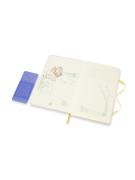 Записная книжка Moleskine Wizard of OZ средняя, Нелинованная Лев (LEWOZQP062CL) 8056420851250 - Фото 4 Записная книжка Moleskine Wizard of OZ средняя, Нелинованная Лев (LEWOZQP062CL) 8056420851250 - изображение 4