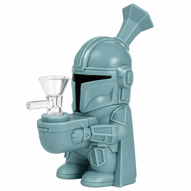 Бонг силиконовый Mandalorian 15 см - изображение 2