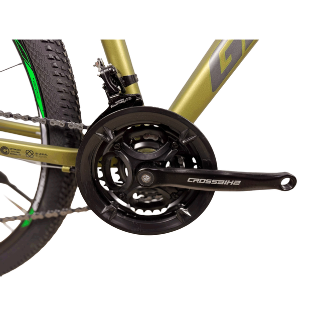 Велосипед CrossBike 29" Genesis 2026 Рама 21" black-green - Фото 4 Велосипед CrossBike 29" Genesis 2026 Рама 21" black-green - изображение 4