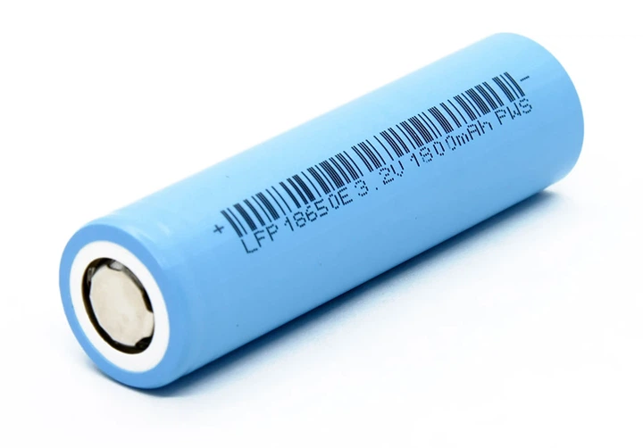Аккумулятор 18650 LiFePO4 (LFP) DLG LFP18650E-180, 1800mAh, 6.6A, 3.6/3.2/2.5V, Blue - изображение 2