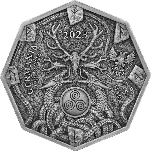 Колекційна срібна монета “Відьомство - Віщунка” 31,1 г 2023 рік - изображение 3