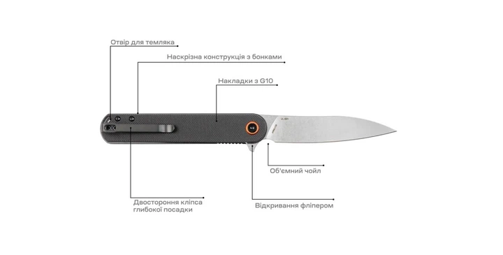 Нож Skif Townee Jr SW Black - Фото 7 Нож Skif Townee Jr SW Black - изображение 7