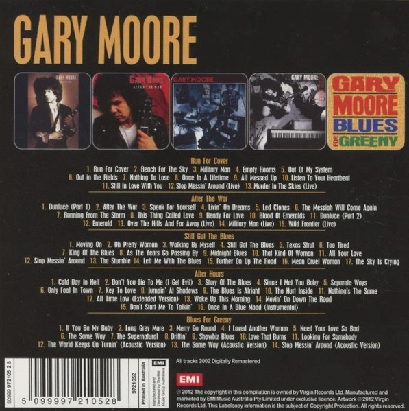 Музичний CD диск Gary Moore - 5 Album Set (5CD) фірмовий - зображення 2