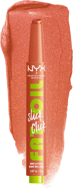 Balsam do ust NYX Professional Makeup Fat Oil Slick Click 06 Hits Different 2 g (800897249571) - Zdjęcie 2 Balsam do ust NYX Professional Makeup Fat Oil Slick Click 06 Hits Different 2 g (800897249571) - obraz 2