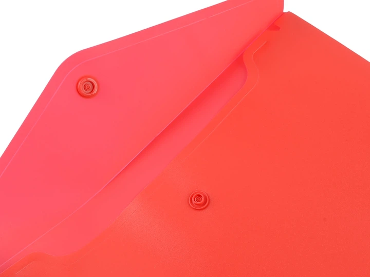 Папка-конверт на кнопці Buromax, A5, червона Buromax (BM.3935-05) - Фото 3 Папка-конверт на кнопці Buromax, A5, червона Buromax (BM.3935-05) - зображення 3