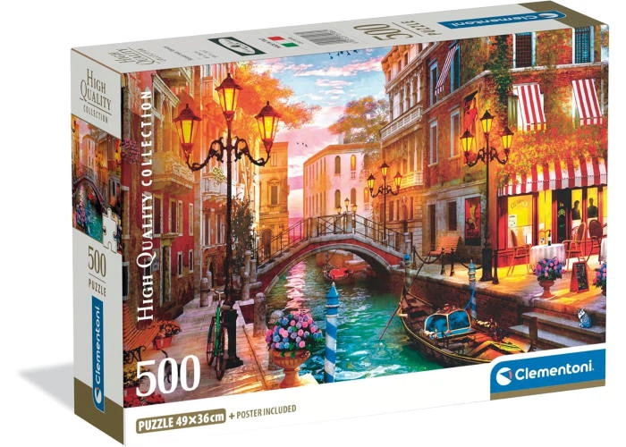 Пазл Clementoni High Quality Collection: Закат над Венецией, Италия, Доминик Дэвисон (High Quality Collection - Sunset Over Venice Puzzle - 500 pcs.), 500 эл. (35586) - Фото 1 Пазл Clementoni High Quality Collection: Закат над Венецией, Италия, Доминик Дэвисон (High Quality Collection - Sunset Over Venice Puzzle - 500 pcs.), 500 эл. (35586) - изображение 1