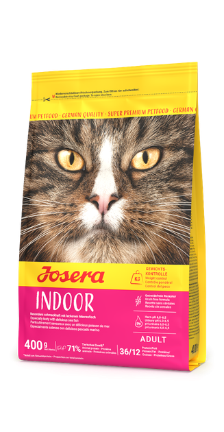 Сухий корм Josera Indoor (Naturelle) 400 г (4032254793922) - Фото 1 Сухий корм Josera Indoor (Naturelle) 400 г (4032254793922) - зображення 1