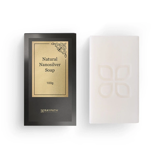 Натуральне мило з мікросріблом White Soap with Microsilver 100 гр - Фото 1 Натуральне мило з мікросріблом White Soap with Microsilver 100 гр - изображение 1