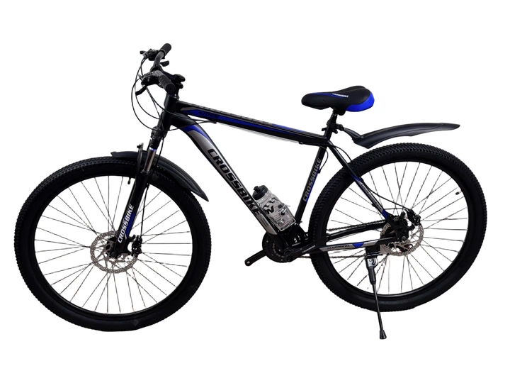 Велосипед CrossBike Storm 29" 21" Чорний-Синій - зображення 2
