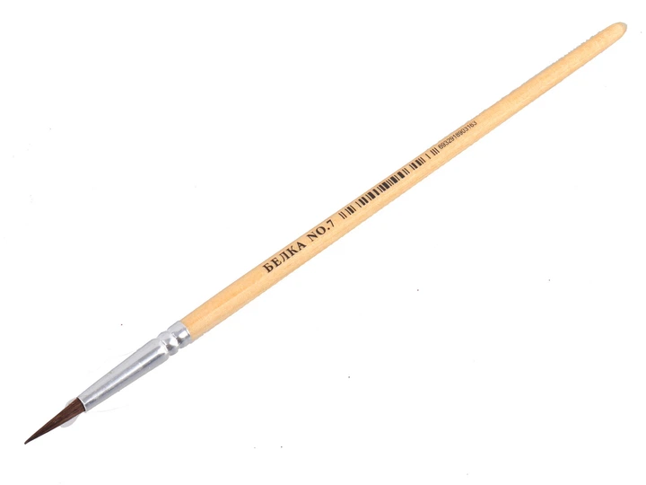 Білка кругла Кисть 19,5 см №7 (20шт. в упак) Josef Otten (7667-JO) - Фото 2 Білка кругла Кисть 19,5 см №7 (20шт. в упак) Josef Otten (7667-JO) - зображення 2