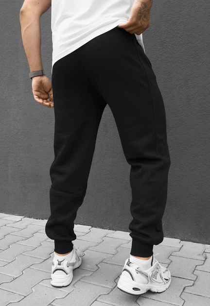 Спортивні штани Staff rol black fleece XL чорний - Фото 6 Спортивні штани Staff rol black fleece XL чорний - изображение 6