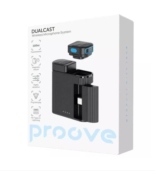 Беспроводной петличный микрофон Proove DualCast Type-C/Lightning - изображение 6