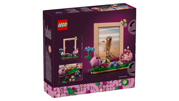 Конструктор Lego Floral Picture Frame Botanicals 40916 - зображення 6