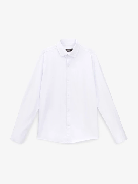 Сорочка однотонна для хлопчика GENUA 314 110 см Білий shop (2000999711619) - Фото 1 Сорочка однотонна для хлопчика GENUA 314 110 см Білий shop (2000999711619) - изображение 1