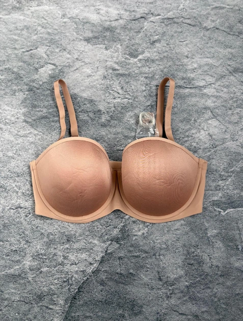 Бюстгальтер балконет Thirdlove Classic Strapless - 80E - Бежевий - Фото 1 Бюстгальтер балконет Thirdlove Classic Strapless - 80E - Бежевий - изображение 1