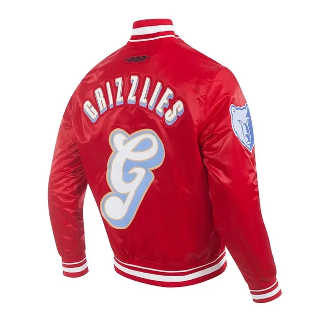 Бомбер Pro Standard Memphis Grizzlies 2024/25 City Edition М Червона - Фото 2 Бомбер Pro Standard Memphis Grizzlies 2024/25 City Edition М Червона - зображення 2