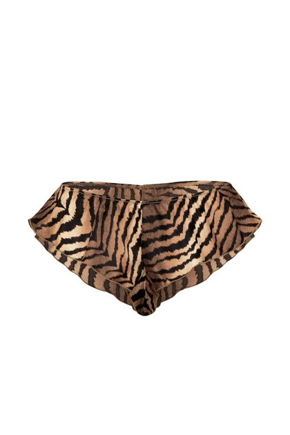 Трусики слип Victoria's Secret 2(S) Коричневый принт (156894) - Фото 2 Трусики слип Victoria's Secret 2(S) Коричневый принт (156894) - изображение 2