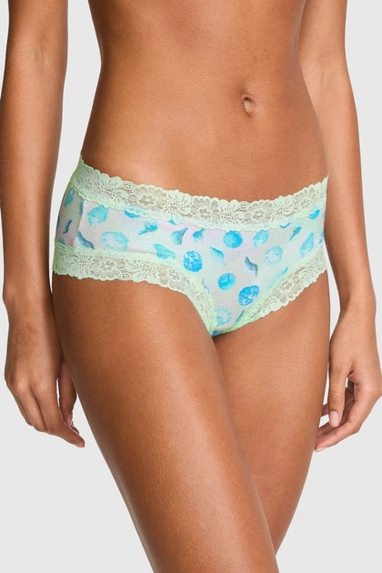 Трусики слип Victoria's Secret 5(XL) Бирюзовый (157410) - Фото 1 Трусики слип Victoria's Secret 5(XL) Бирюзовый (157410) - изображение 1