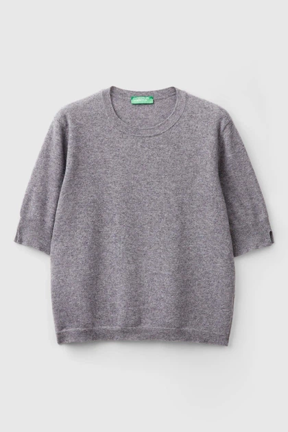 Джемпер Benetton 46(L) Серый (153724) - изображение 4