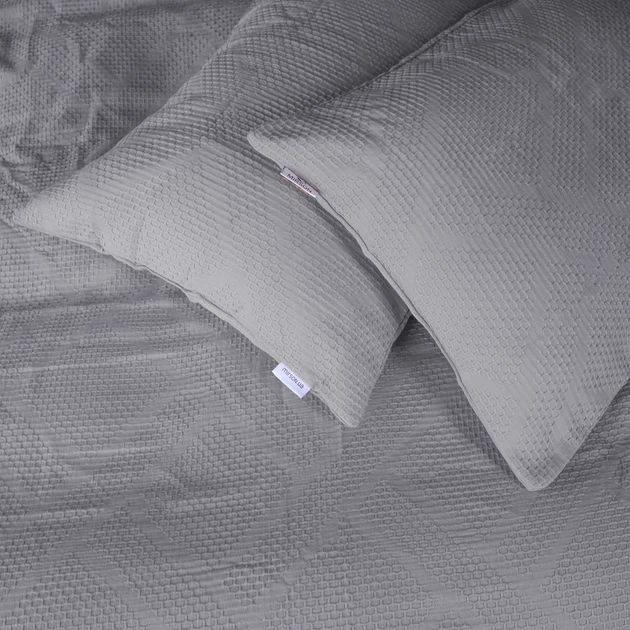 Простирадло №20-02 Waffle Gray 150*220 - зображення 3