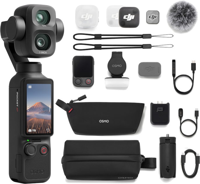 Kamera sportowa DJI Osmo Pocket 4 Vlog Combo (CP.OS.00000662.01) - Zdjęcie 1 Kamera sportowa DJI Osmo Pocket 4 Vlog Combo (CP.OS.00000662.01) - obraz 1