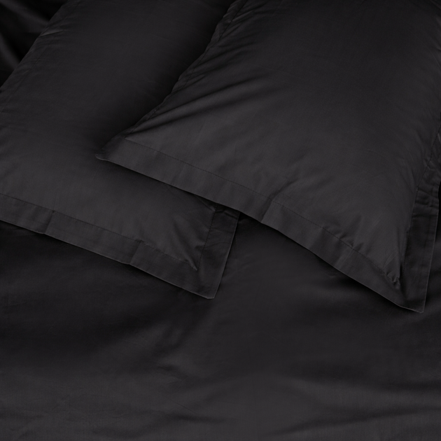 Простирадло Poplin Line "099 Black" 220*240 - зображення 3