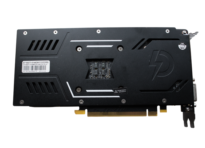 Відеокарта GeForce GTX 1660 Ti 6GB Afox (AF1660TI-6144D6H7) Б/В - Фото 3 Відеокарта GeForce GTX 1660 Ti 6GB Afox (AF1660TI-6144D6H7) Б/В - изображение 3