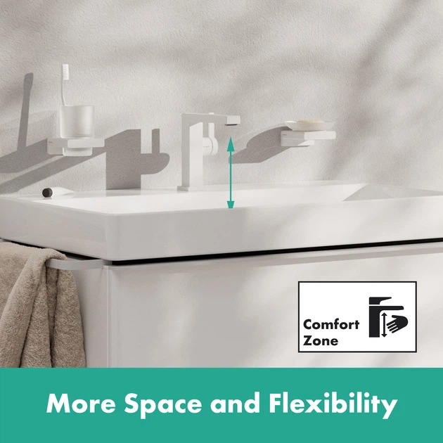 Змішувач для раковини Hansgrohe Tecturis E 110 Fine CoolStart 73020700 - зображення 12