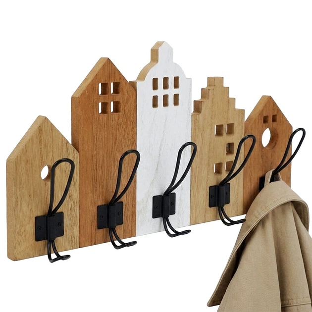 Wieszak na ubrania Home Style ścienny 48 x 8 x 26 cm 566034 (8721037601931) - obraz 2