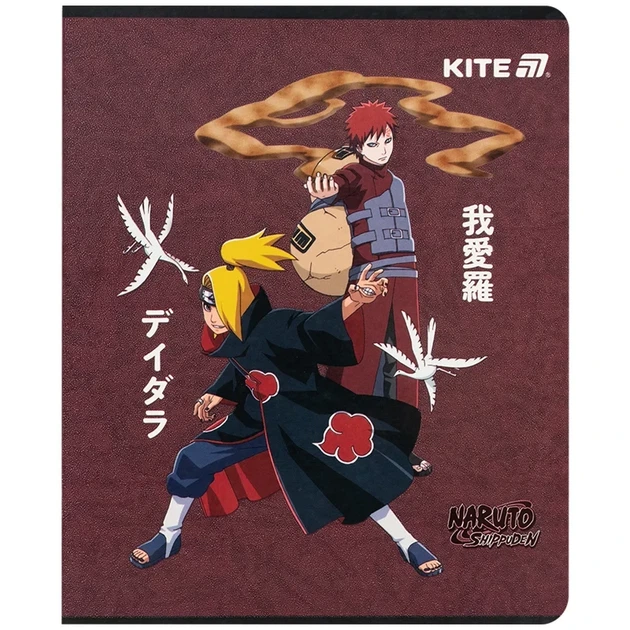 Зошит шкільний Kite Naruto 24 аркуші, клітинка NR25-238 - Фото 6 Зошит шкільний Kite Naruto 24 аркуші, клітинка NR25-238 - зображення 6