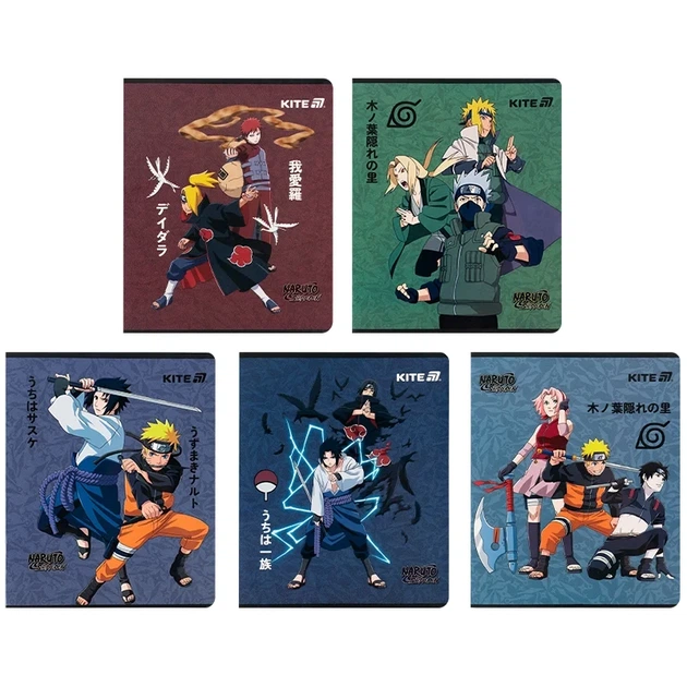 Зошит шкільний Kite Naruto 24 аркуші, клітинка NR25-238 - Фото 8 Зошит шкільний Kite Naruto 24 аркуші, клітинка NR25-238 - зображення 8