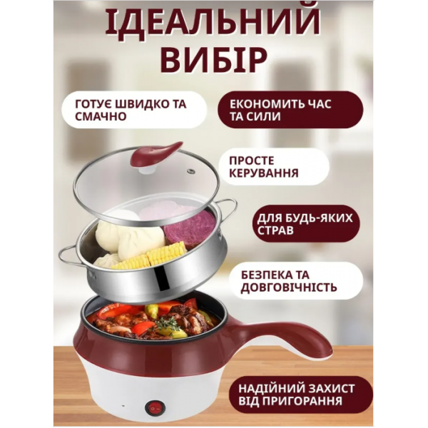 Электрическая кастрюля с пароваркой TOPA Электрокастрюля 1.5 л 450-600 Вт AND LY-1095 - изображение 7
